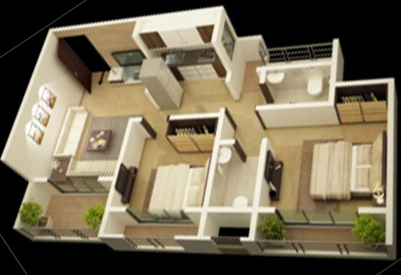 2 BHK Flat in Sethi Raj Viva Maitry Heights in Virar West, Palghar - Image 834765