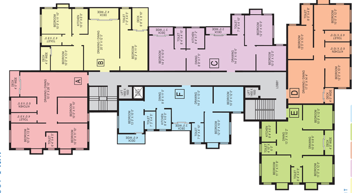 Floor Plan of Martin Royal Villa in Jessore Road, Kolkata - Image 257803