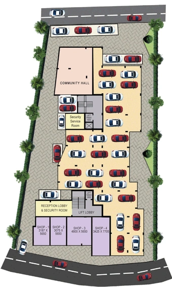 Master Plan of Martin Royal Villa in Jessore Road, Kolkata - Image 257804