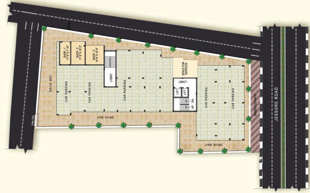 Master Plan of Martin Royal Signature in Jessore Road, Kolkata - Image 257784