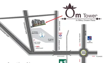 Location of Sudha Om Tower - Image 262078
