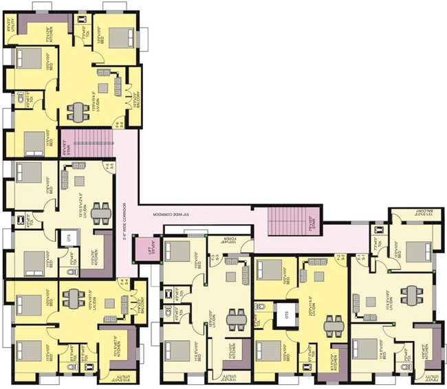 Floor Plan of Poomalai Akshara in Perungudi, Chennai - Image 251796