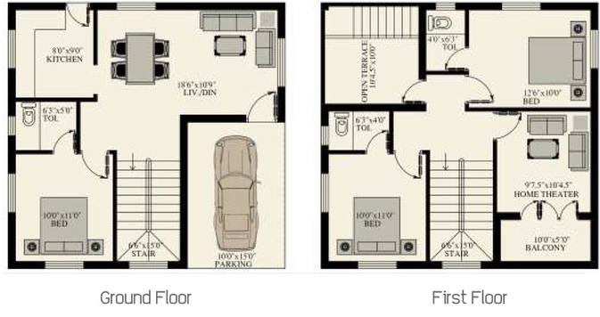 3 BHK House/Villa in Poomalai Gopinath Blossom in Palavakkam, Chennai - Image 846502