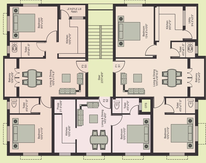 Floor Plan of Poomalai Naveen in Tambaram, Chennai - Image 252848