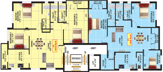 Floor Plan of Eeshani Shivani in Pallavaram, Chennai - Image 248770