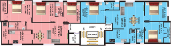 Floor Plan of Eeshani Raams Enclave in Chromepet, Chennai - Image 248797
