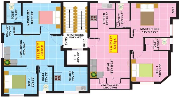 Floor Plan of Eeshani Harini in Chromepet, Chennai - Image 248885