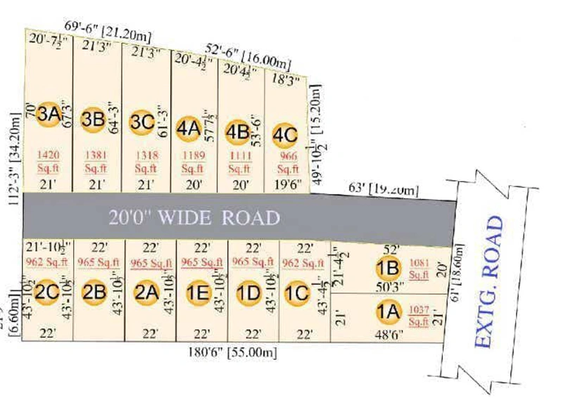 Master Plan of Budget Sai Prince Garden in Kelambakkam, Chennai - Image 273863