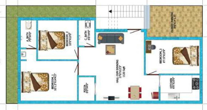 3 BHK House/Villa in Budget Sai Gardens in Padappai, Chennai - Image 853323
