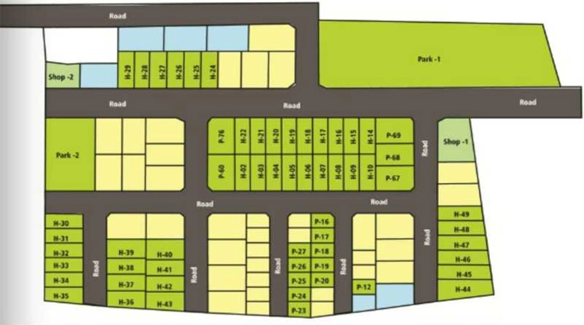 Master Plan of Budget Vishwas Enclave in Thiruvallur, Chennai - Image 337454