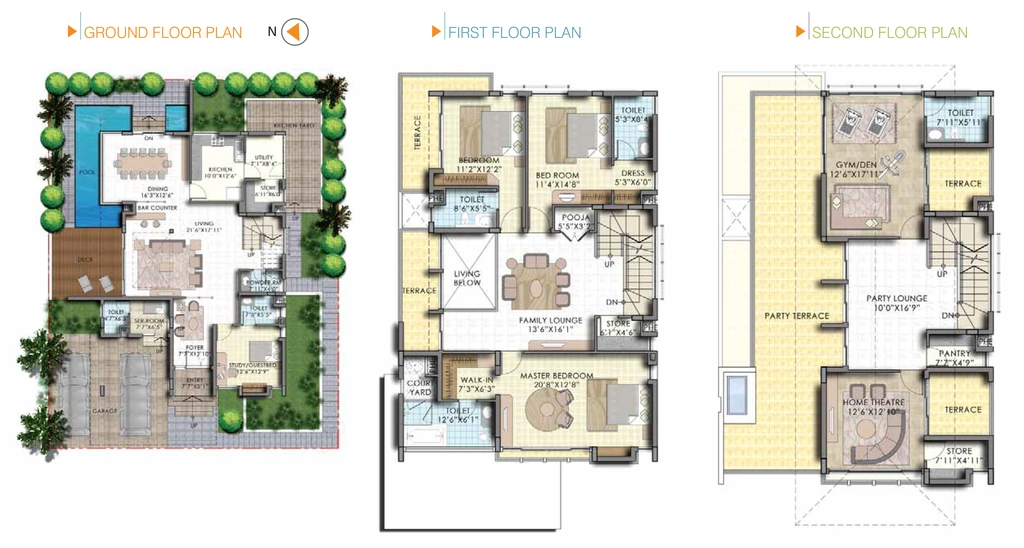 4 BHK House/Villa in Olympia Panache in Navalur, Chennai - Image 884926