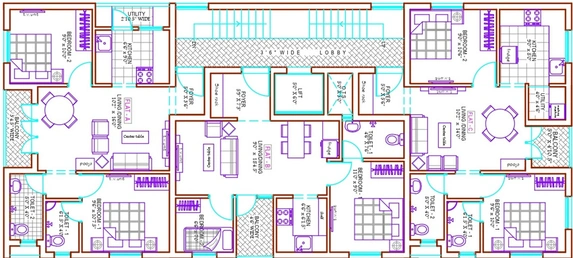 Floor Plan of Anirudh Ashtalakshmi in Nanganallur, Chennai - Image 270136