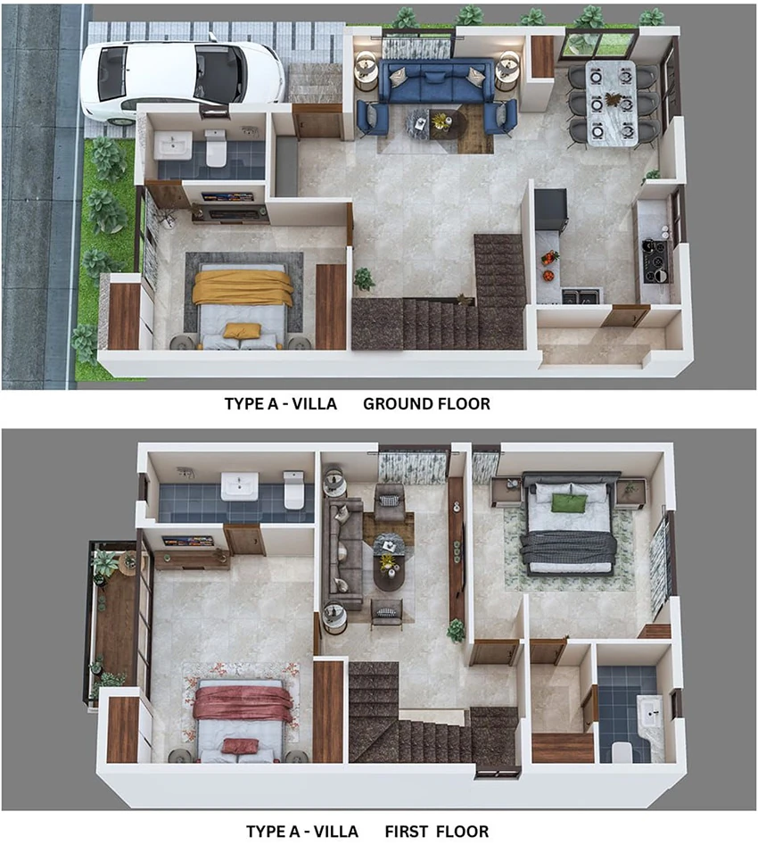 3 BHK House/Villa in Frontier Chalet Bonito in Kelambakkam, Chennai - Image 881340