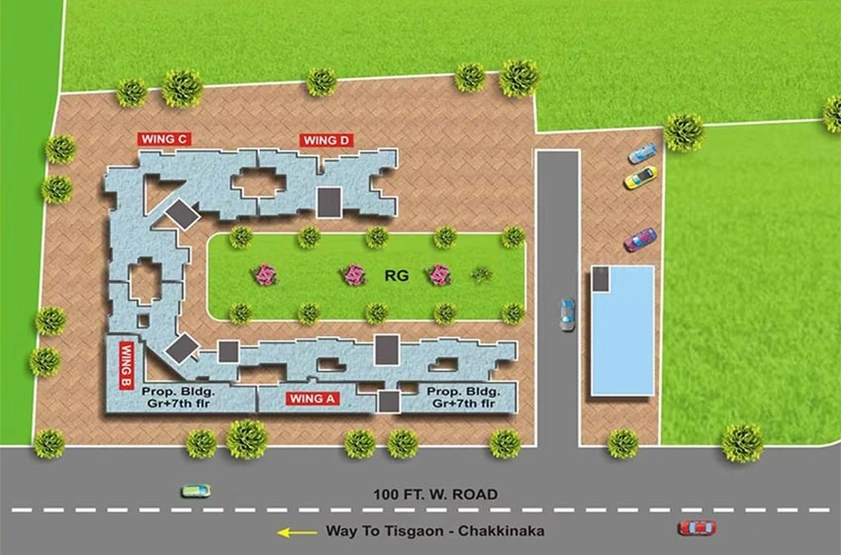 Master Plan of Mangeshi Sanskar in Vitthalwadi, Thane - Image 242856