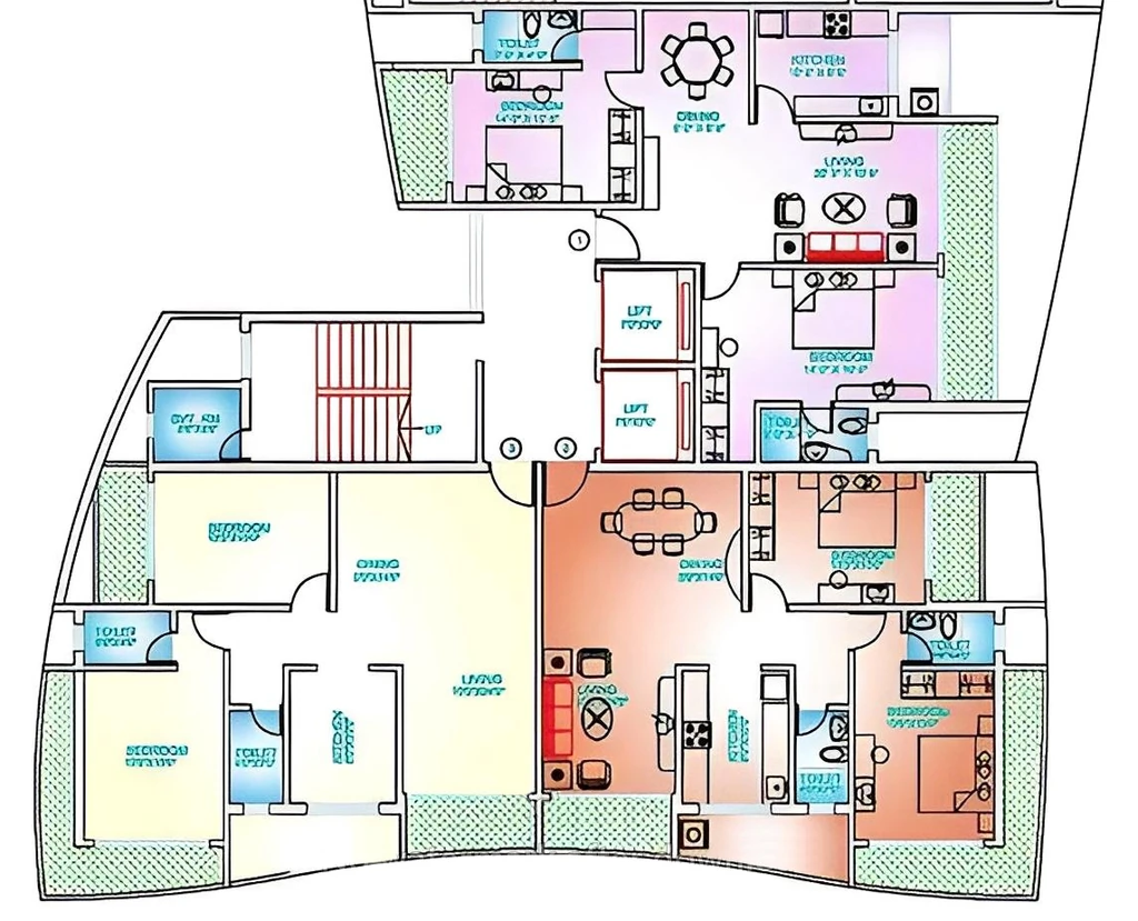 Floor Plan of Karnani Reema Terraces in Borivali West, Mumbai - Image 333093