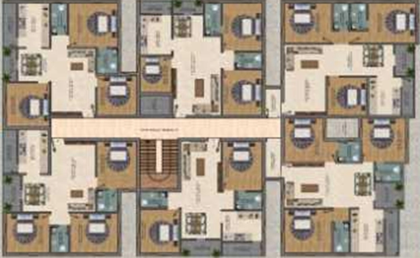 Floor Plan of Hanu Sunshine in Perumbakkam, Chennai - Image 335590