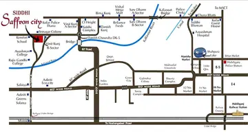 Location of Siddhi Saffron City - Image 249404