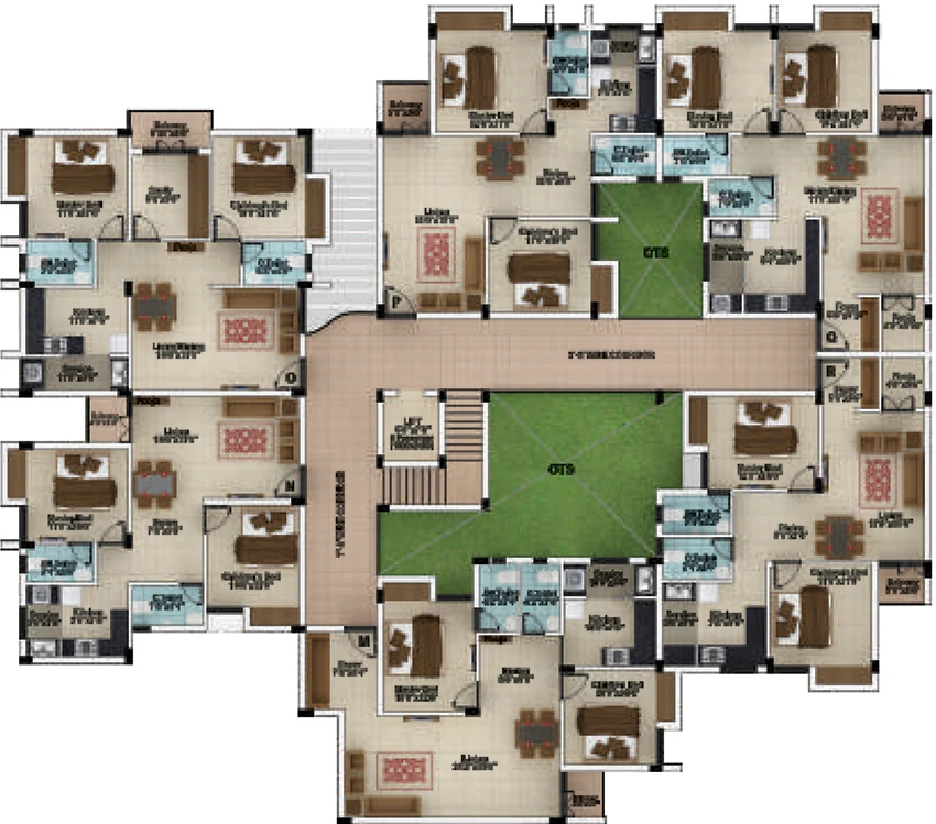 Floor Plan of Sanjay Opera in Selaiyur, Chennai - Image 337342