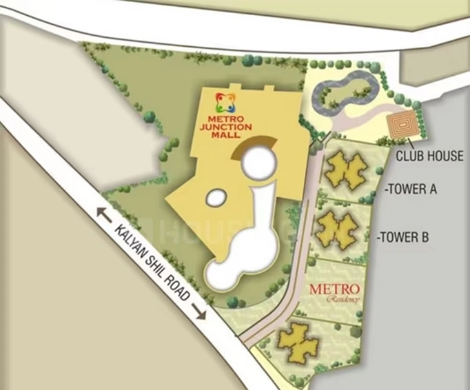 Master Plan of West Pioneer Metro Residency in Kalyan East, Thane - Image 262456