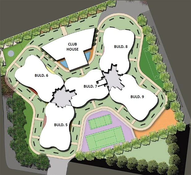 Master Plan of Ravi Gaurav Excellency in Mira Road East, Thane - Image 227375