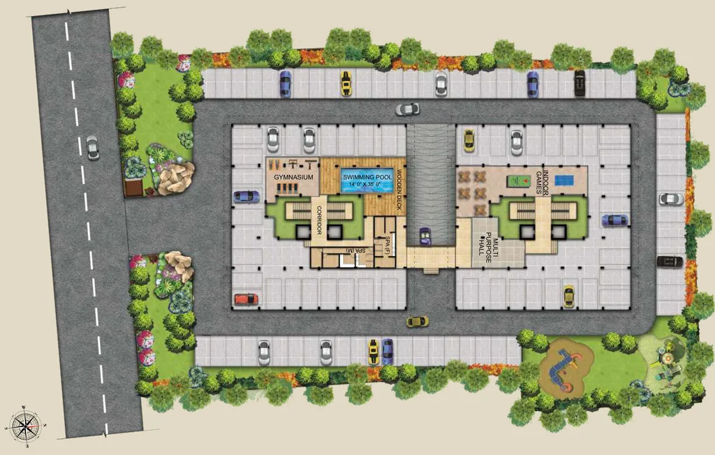 Master Plan of Shree Krishnam The Royal Twins in Sanganer, Jaipur - Image 313449