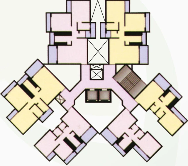 Floor Plan of Gajra Bhoomi Gardenia 1 in Roadpali, Navi Mumbai - Image 240387