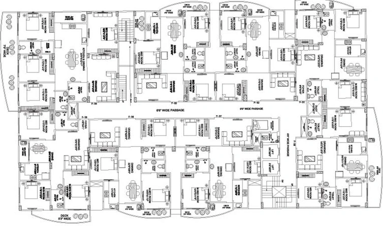 Floor Plan of Mahanagar The Imperial in Ram Krishna Nagar, Patna - Image 246484