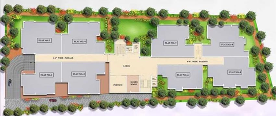 Master Plan of Saakaar Palm Greens in Saguna More, Patna - Image 246747