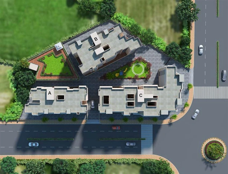 Master Plan of Rudis Sunanda Circle B1 in Shilphata, Thane - Image 251358