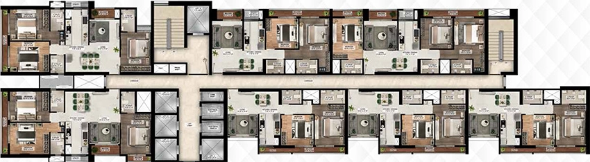 Floor Plan of SPR Sky in Perambur, Chennai - Image 340559