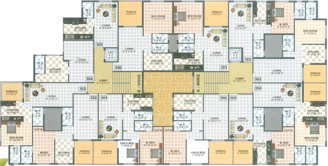 Floor Plan of Jewel Heaven in Neral, Thane - Image 241243