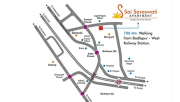 Location of Sai Saraswati Apartment - Image 251001