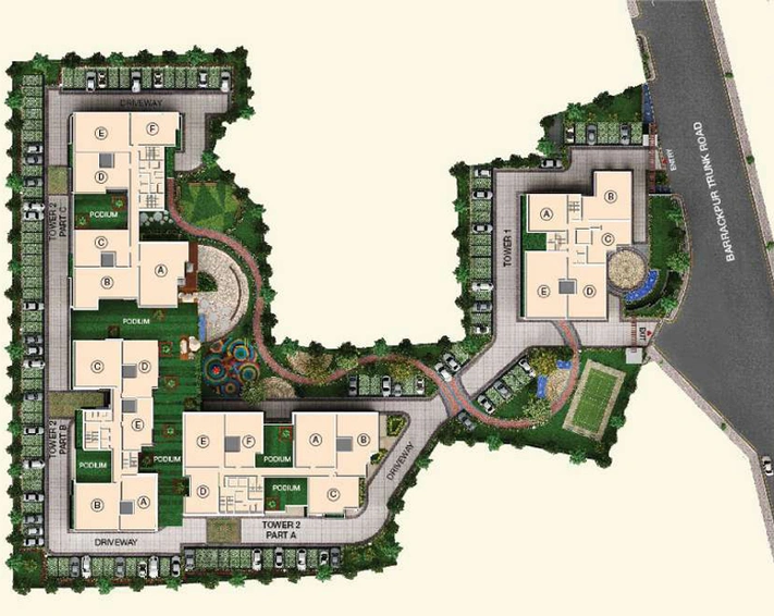 Master Plan of Space Aurum in BT Road, Kolkata - Image 258774