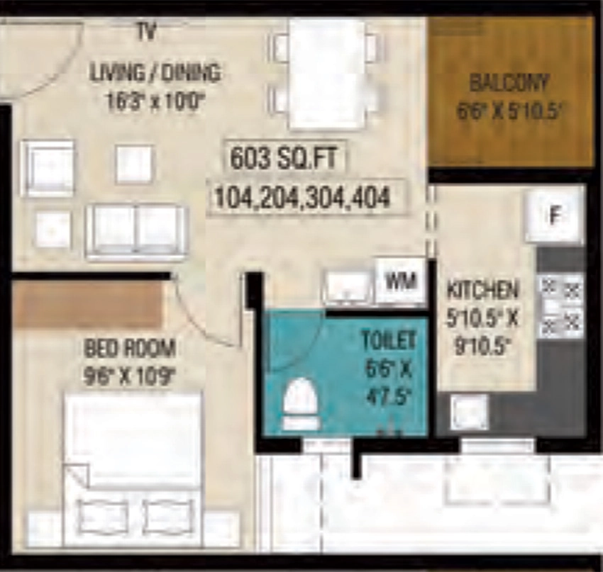 1 BHK Flat in Plaza Bounty Acres in Kovilambakkam, Chennai - Image 885026