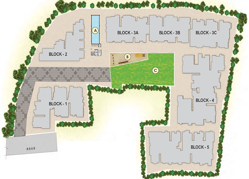 Master Plan of Plaza Bounty Acres in Kovilambakkam, Chennai - Image 343043