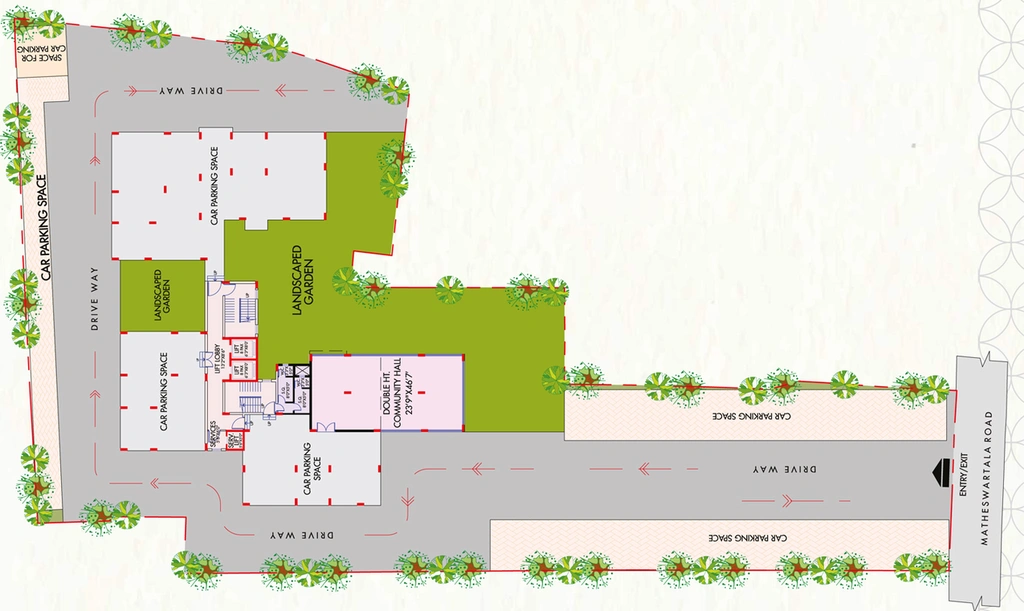 Master Plan of Arch Arihant Viento in Topsia, Kolkata - Image 258455