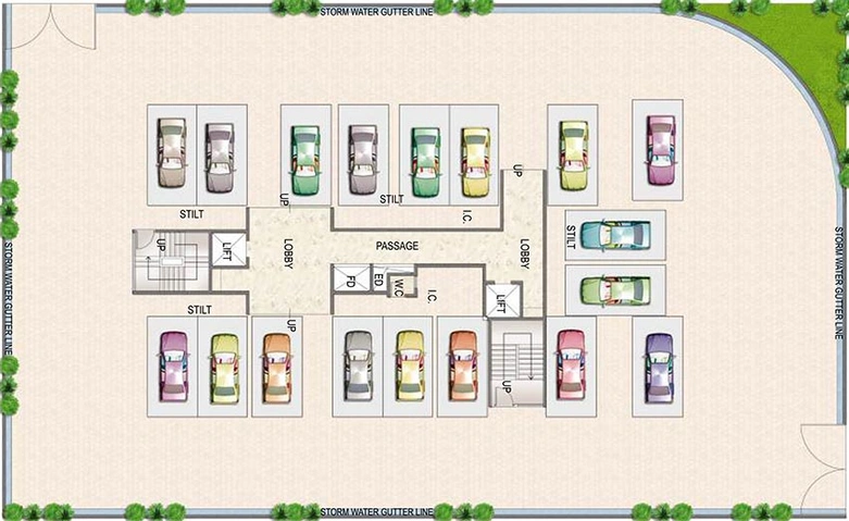 Master Plan of Apex OAK Residency in Ghansoli, Navi Mumbai - Image 234790