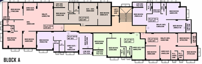 Floor Plan of Rechi Anandi View in Rajarhat, Kolkata - Image 259140