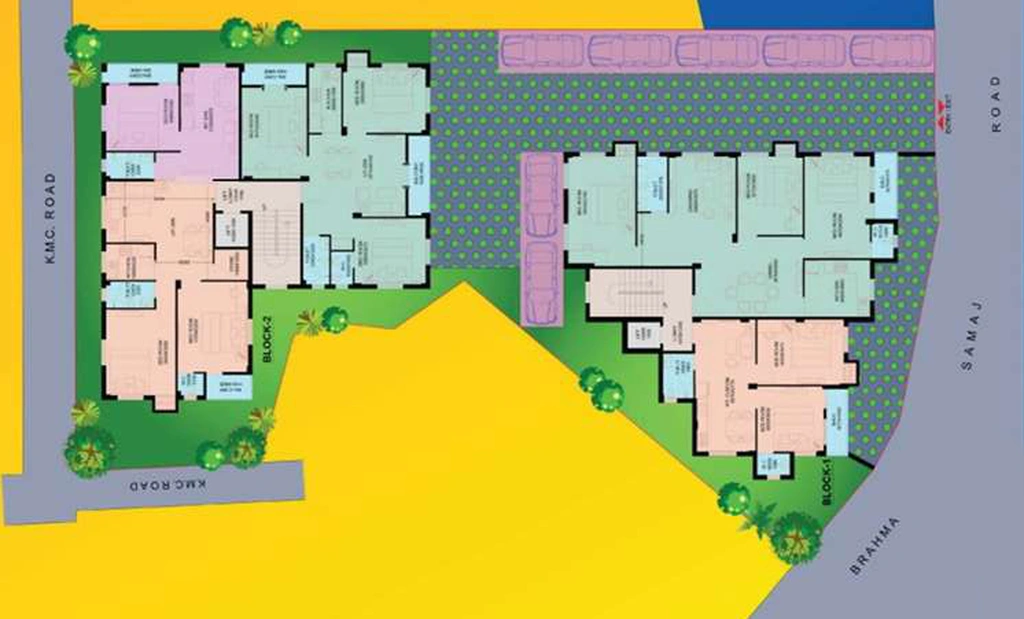 Master Plan of UST Dream Nook in Behala, Kolkata - Image 259298