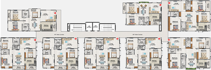 Floor Plan of AV Chandana Heights in Peerzadiguda, Hyderabad - Image 227914
