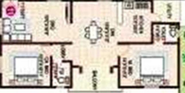 2 BHK Flat in AV Hare Ram Residency in Uppal, Hyderabad - Image 834641