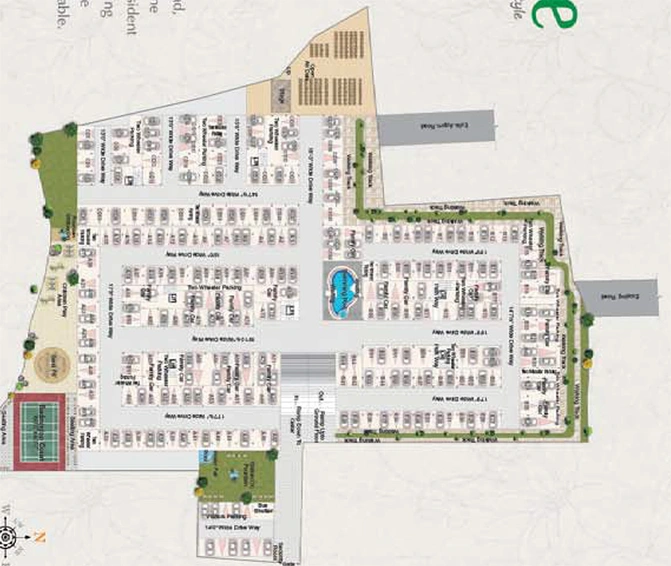 Master Plan of AV Info Pride in Medipally, Hyderabad - Image 229050