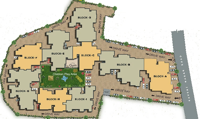 Master Plan of Jamals Caladium in Velappanchavadi, Chennai - Image 335708