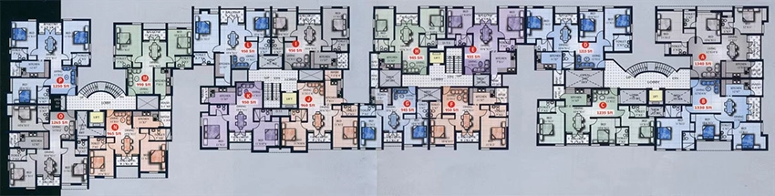 Floor Plan of Jamals Palazzo in Keelkattalai, Chennai - Image 335715