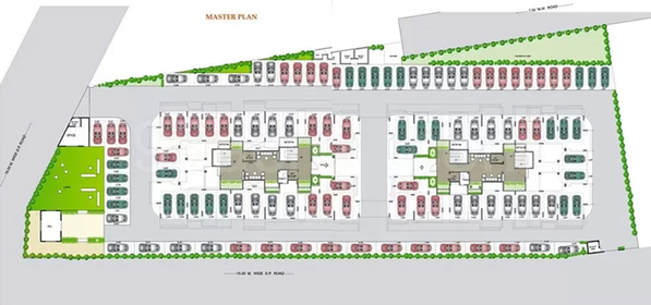 Master Plan of Archit The Zodiac in Gangapur Road, Nashik - Image 246016