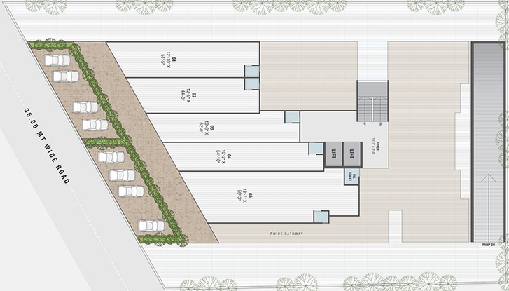 Master Plan of Aradhana Ananta Arise in Ghuma, Ahmedabad - Image 262052