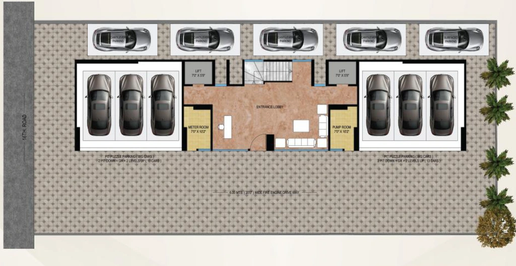 Master Plan of L Hill View in Khar West, Mumbai - Image 327531
