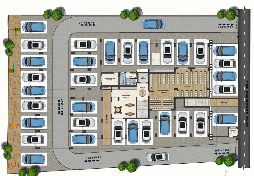 Master Plan of Raunaq Stellar in Ayanambakkam, Chennai - Image 343470
