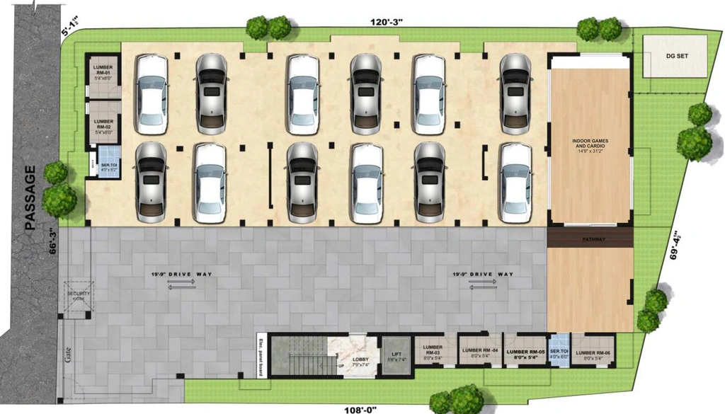 Master Plan of Raunaq Emerald in Kilpauk, Chennai - Image 343435