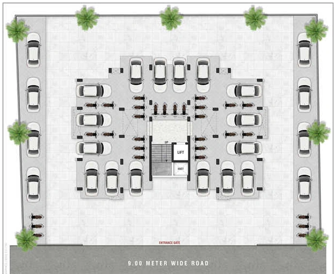 Master Plan of Pushpjayanti Purple Heights in Panchavati, Nashik - Image 247082
